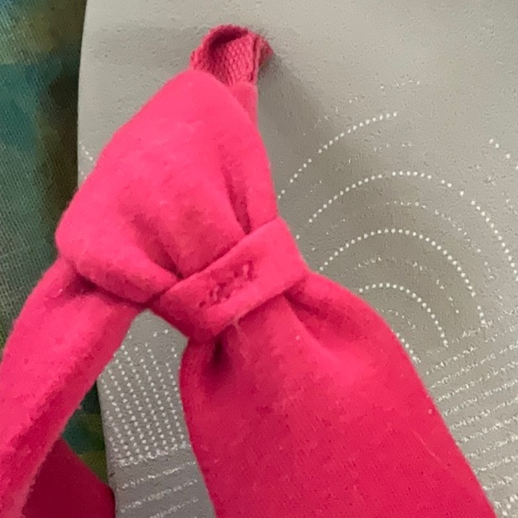 Skechers size 8 M Cloudsteppers soft cushion pink fabric flip flops - Picture 4 of 8